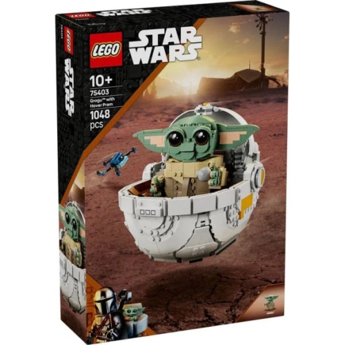 Детски конструктор за игра Star Wars Грогу с летяща количка PAT59306