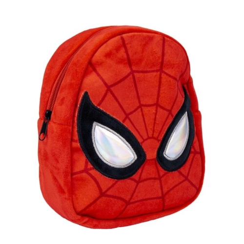 Детска плюшена червена раница за ясла или градина Spiderman PAT59468