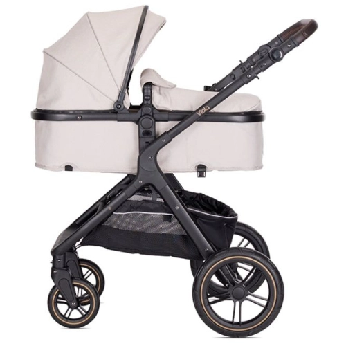 Бебешка количка 3в1 с трансформираща седалка Viola Beige PAT59845