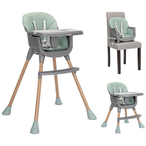 Детско зелено столче за хранене 3 в 1 Vanilla Green PAT59875 Детско зелено столче за хранене 3 в 1 Vanilla Green PAT59875