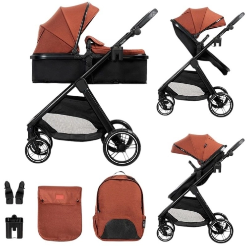 Бебешка количка 2в1 с трансформираща седалка Aspen Picante PAT59877