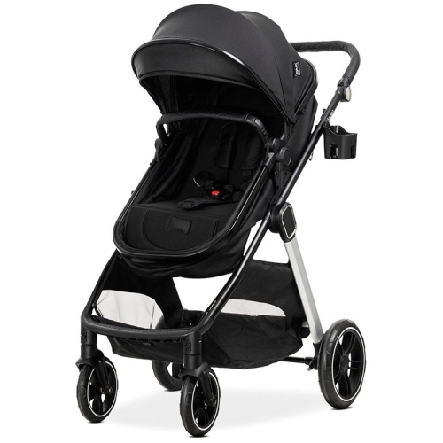 Детска количка 2в1 с трансформираща седалка Aspen Black PAT59879