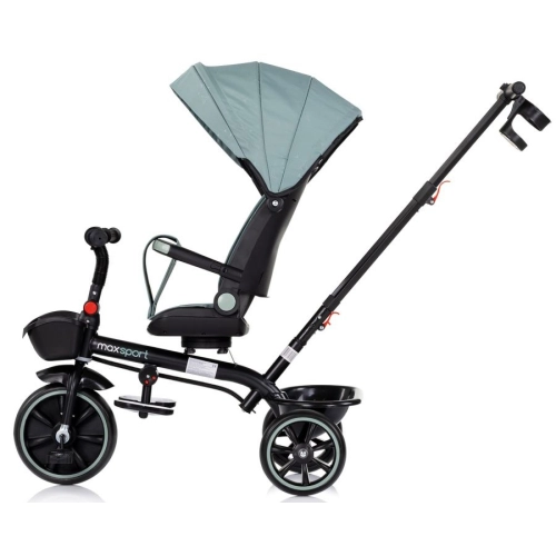 Детска зелена триколка със сенник Max Sport Босилек PAT59888 Детска зелена триколка със сенник Max Sport Босилек PAT59888