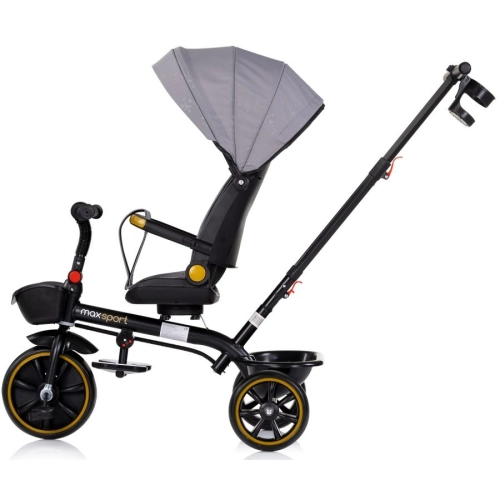 Детска сива триколка със сенник Max Sport Антрацит PAT59889 Детска сива триколка със сенник Max Sport Антрацит PAT59889