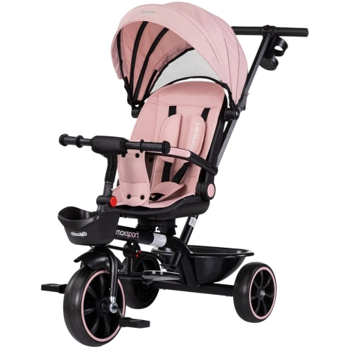 Детска розова триколка със сенник Max Sport Маршмелоу PAT59890 Детска розова триколка със сенник Max Sport Маршмелоу PAT59890