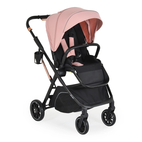 Бебешка розова комбинирана количка Bingo Pink-icing PAT59911