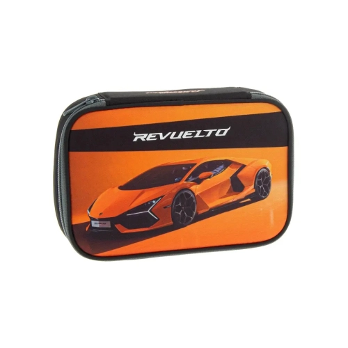 Несесер за училище с един цип на две нива Lamborghini  PAT59972