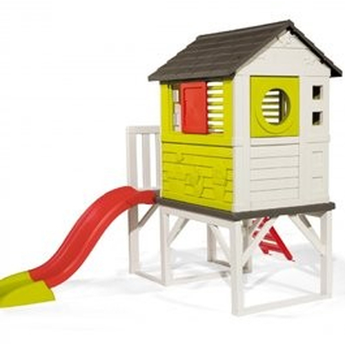 Атрактивна детска къща за игра с пързалка Smoby | P44089