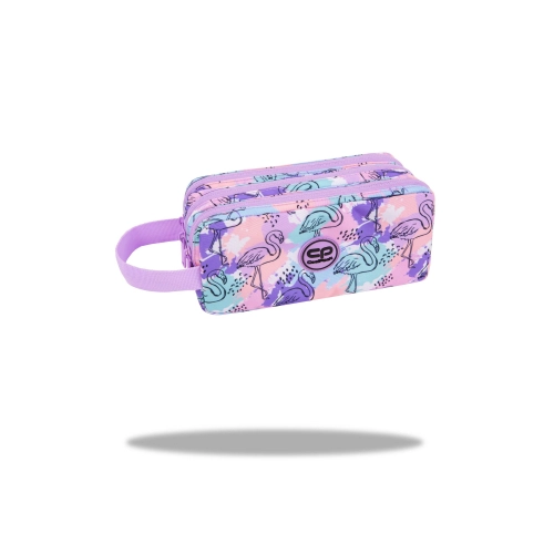 Празен ученически несесер с три ципа COOLPACK PAT60158