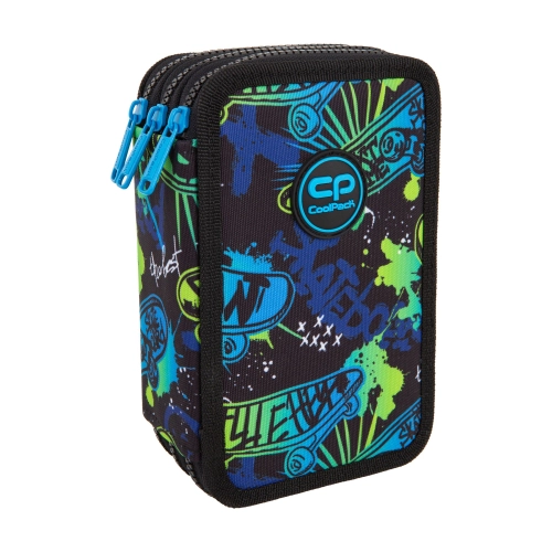 Пълен ученически несесер с три отделения Coolpack PAT60446
