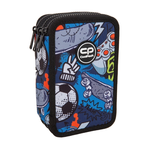 Троен ученически несесер с пособия Coolpack PAT60450