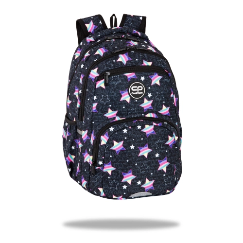 Ученическа раница, черна със звездички Coolpack  PAT60454