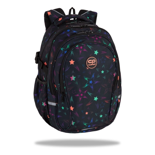 Ученическа раница със звезди, черна COOLPACK  PAT60456