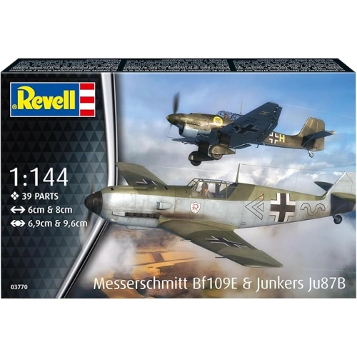 Сглобяем модел Самолет Месершмит (Bf109E) и самолет Юнкер PAT60754