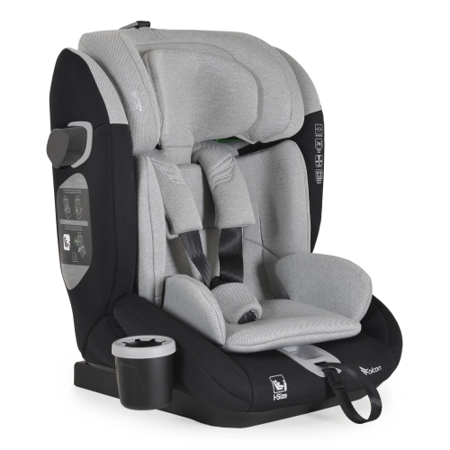 Детски сив стол за кола Falcon Opal-grey PAT60797 Детски сив стол за кола Falcon Opal-grey PAT60797