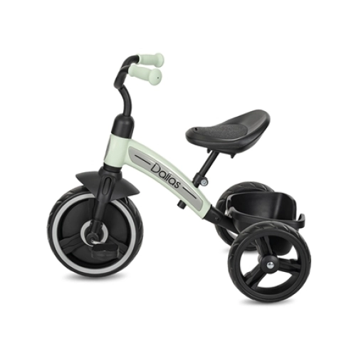 Детска триколка с педали и багажник Dallas Mint PAT61032