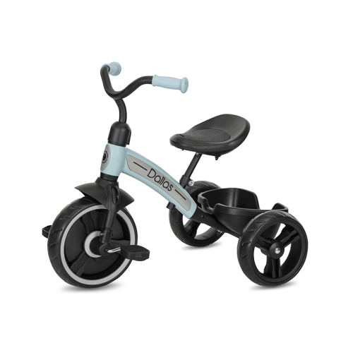 Детска синя триколка с педали и багажник Dallas Blue PAT61033