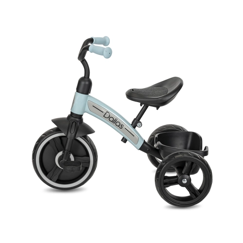 Детска синя триколка с педали и багажник Dallas Blue PAT61033