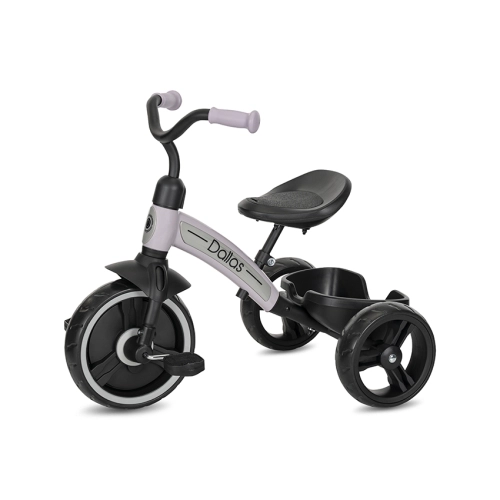 Детска розова триколка с педали и багажник Dallas Pink PAT61034