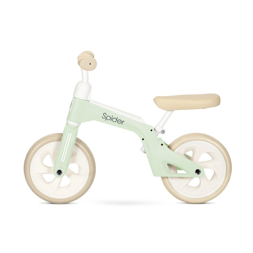 Детско баланс колело с мека седалка от PU кожа Spider Mint PAT61040