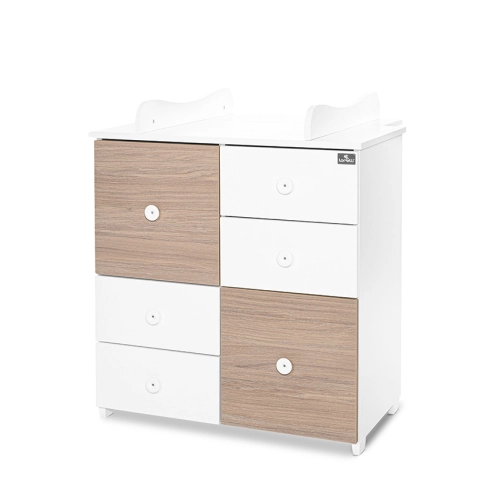 Шкаф за детска стая Цвят Бяло/Кехлибар-2BOX PAT61082 Шкаф за детска стая Цвят Бяло/Кехлибар-2BOX PAT61082