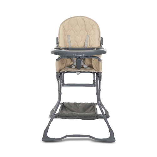 Детски бежов стол за хранене Bonbon Beige Leather PAT61130 Детски бежов стол за хранене Bonbon Beige Leather PAT61130