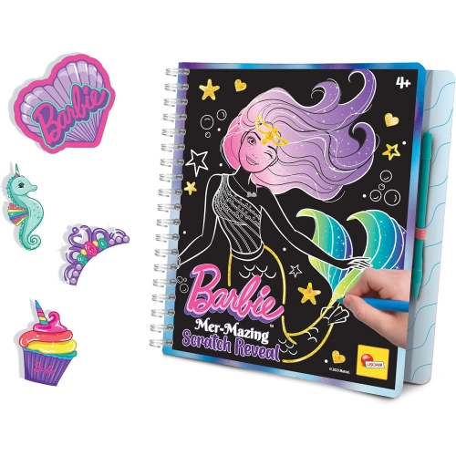 Детски творчески сет Barbie Scratch Reveal Скречбук Русалка PAT61201 Детски творчески сет Barbie Scratch Reveal Скречбук Русалка PAT61201