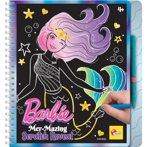Детски творчески сет Barbie Scratch Reveal Скречбук Русалка PAT61201 Детски творчески сет Barbie Scratch Reveal Скречбук Русалка PAT61201