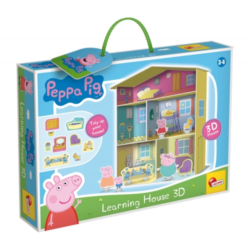 Детски образователен комплект Peppa Pig 3D къща с мебели PAT61219