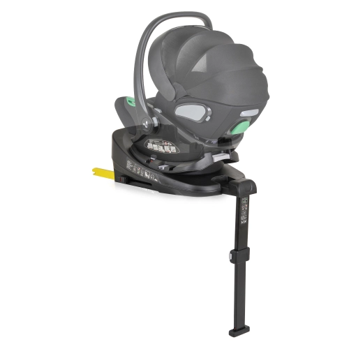 Черна база за детски стол за кола Rotex 360° iSize 40-87 см. PAT61328