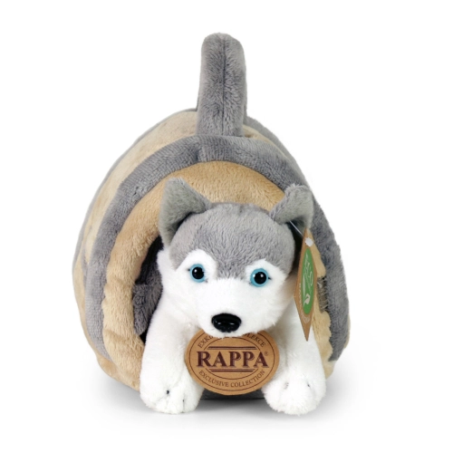 Детска плюшена играчка Куче Хъски с кучешка къщичка PAT61341