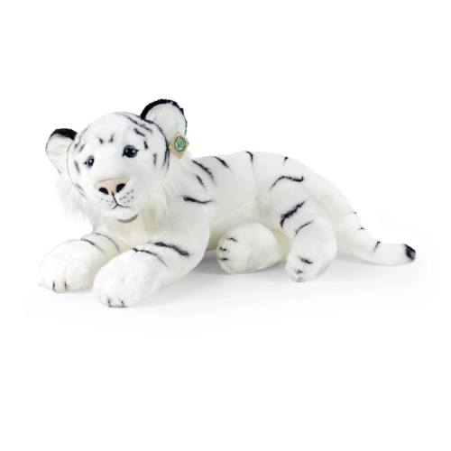 Детска плюшена играчка Голям лежащ плюшен Бял тигър 60 см. PAT61350
