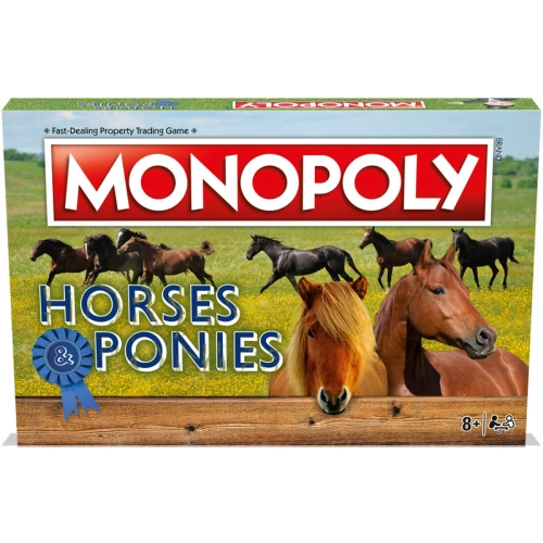 Детска забавна настолна игра Монополи Horses & Ponies PAT61384