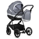 Бебешка лека комбинирана количка Zaza 2 2в1 021 Dark Grey  - 2