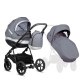 Бебешка лека комбинирана количка Zaza 2 2в1 021 Dark Grey  - 6