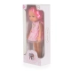 Детска кукла с розова рокля и розова коса 33 cm Pretty Doll  - 2