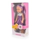 Детска реалистична кукла 38 cm Fairy Doll виолет  - 2