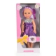 Детска реалистична кукла 38 cm Fairy Doll виолет  - 1