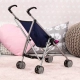 Детска синя количка за кукли Buggy с еднорог 27x51x55см.  - 7