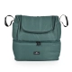Бебешка зелена комбинирана количка 3 в 1 Unique Pine-Green  - 19