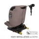 Детски черен стол за кола Rodeo Black 40-150см. 360 Isofix  - 3