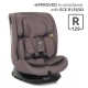 Детски черен стол за кола Rodeo Black 40-150см. 360 Isofix  - 9