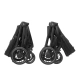 Бебешка комбинирана количка 2в1 Oxford Plus Twillic Black  - 12