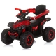 Детска кола за яздене с дръжка ATV червено - черна  - 3