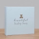 Албум за снимки с посребрена декорация Beautiful baby boy  - 1