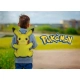 Детска жълта плюшена раничка Pokemon Pikachu  - 6