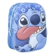 Детска синя раница с 1 отделение за градина 3D Stich  - 1
