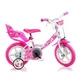 Модерно детско колело Little Heart 12 инча Dino Bikes  - 3