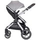 Бебешка сива количка 3в1 с трансформираща седалка Viola Grey  - 4