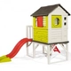 Атрактивна детска къща за игра с пързалка Smoby  - 1